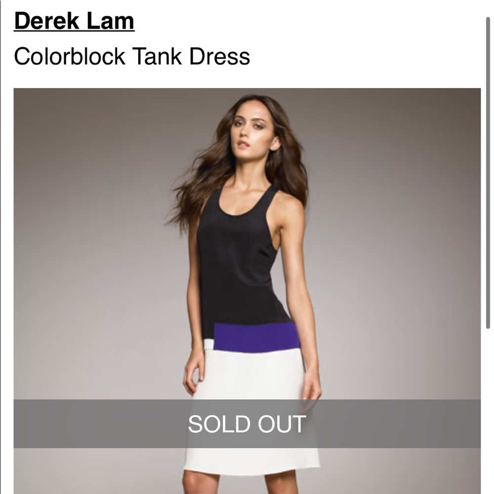Derek Lam Silk Color Block Dress